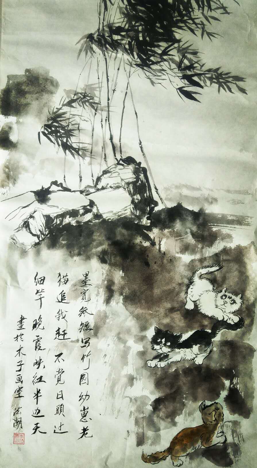 墨宽纸短写竹园：外二首（作者： 李法潮）