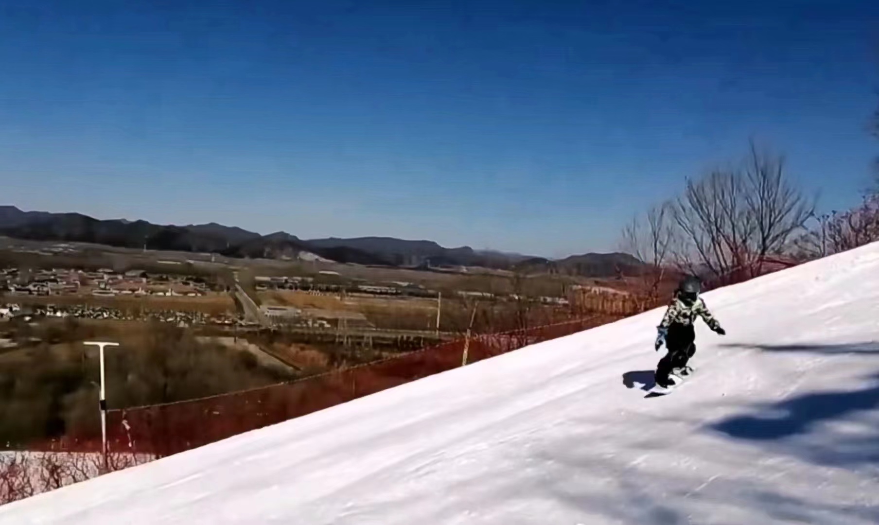 我学会了滑雪