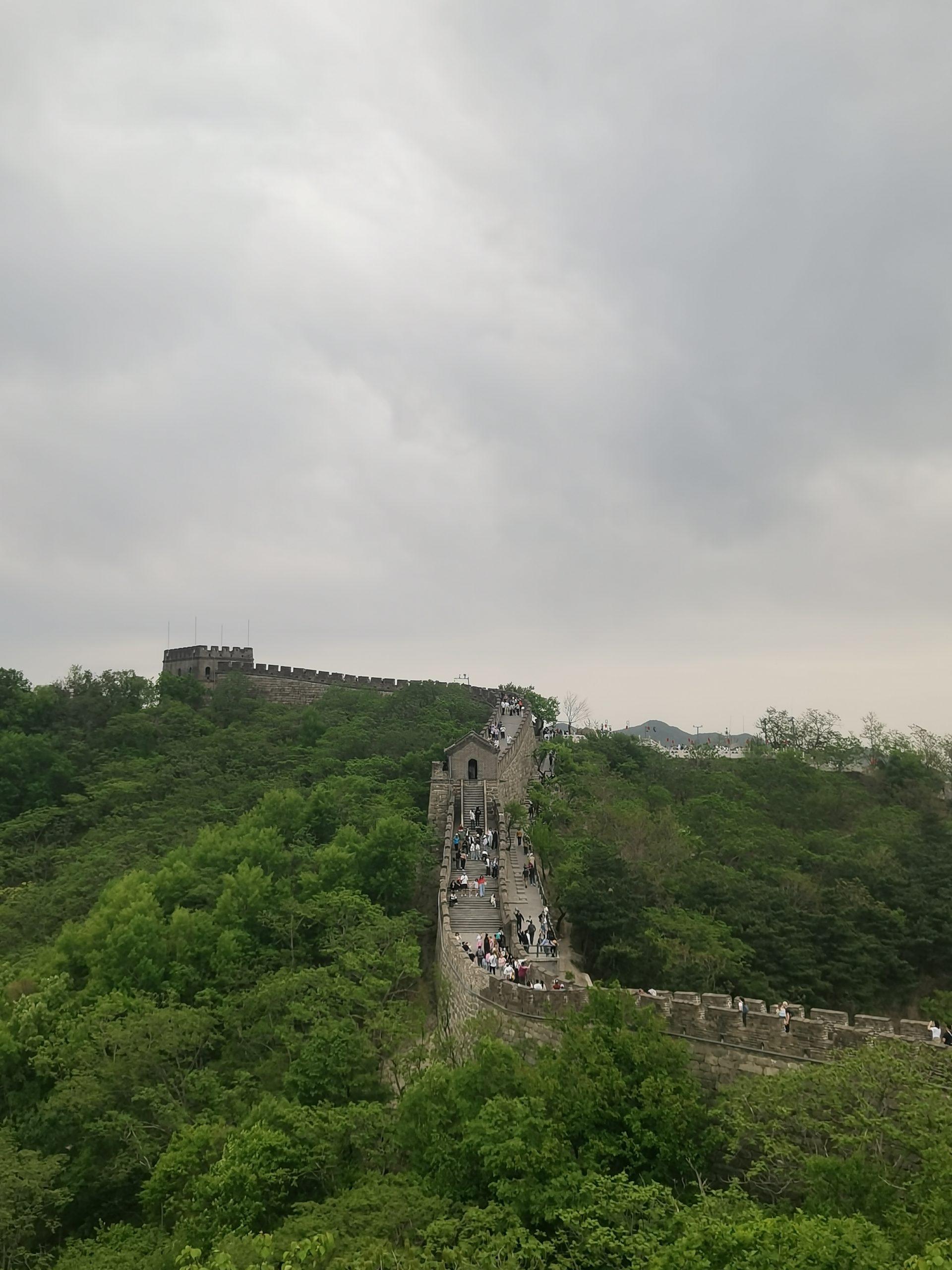 登万里长城一一慕玉峪段