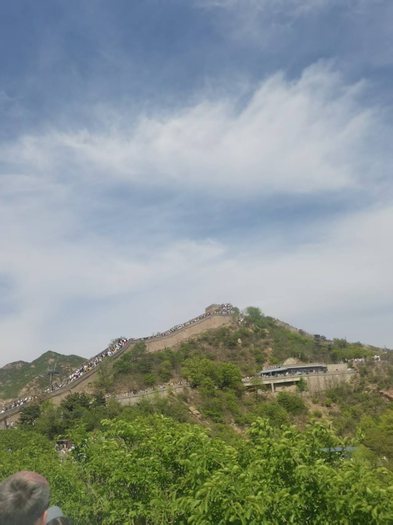 登万里长城一一八达岭段